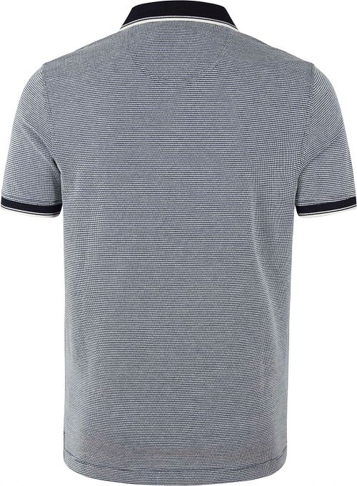 Suitable Oxford Polo Shirt Dark Blue Product / Achterkant