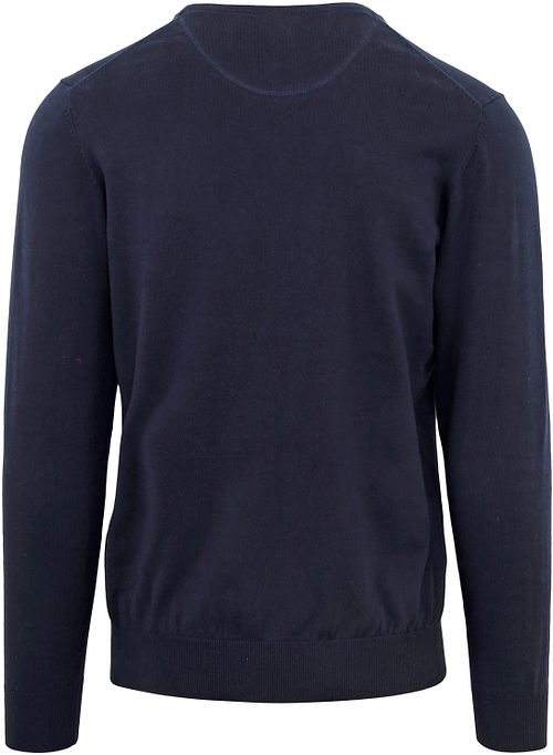 Suitable Pullover Vini V-Neck Navy Product / Achterkant
