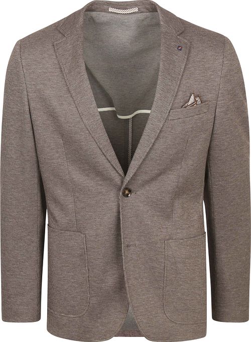 Suitable Sports Jacket Fame Pied de Poule Brown Product