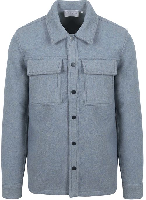 Suitable Surchemise Mix Laine Bleu Product