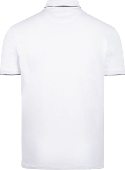McGregor Poloshirt Tipping Weiß Product / Achterkant