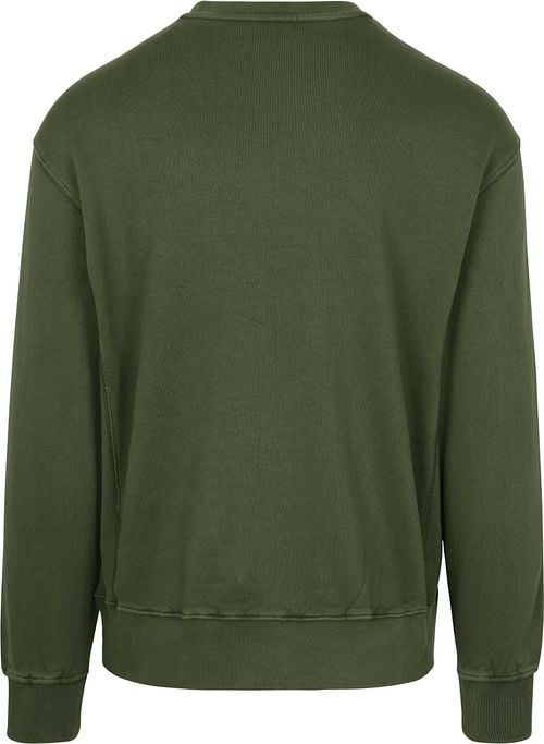 Levi's Sweater Authentic Logo Olivgrün Product / Achterkant