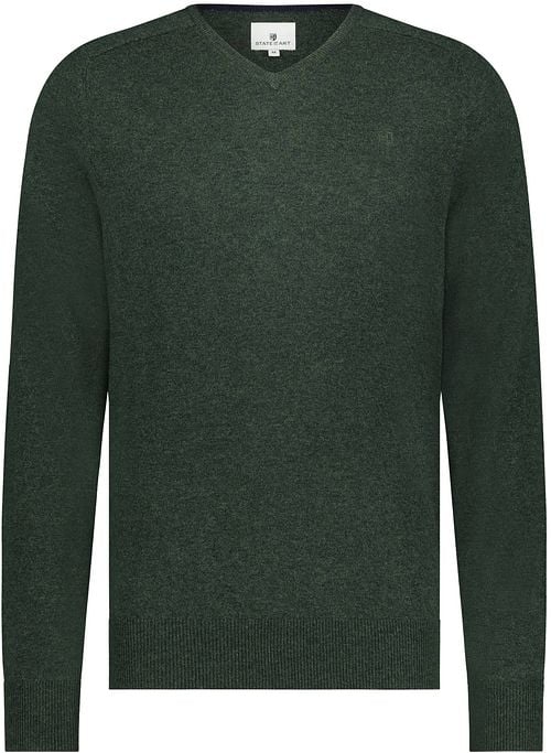 State Of Art Pullover V-Neck Moosgrün Product