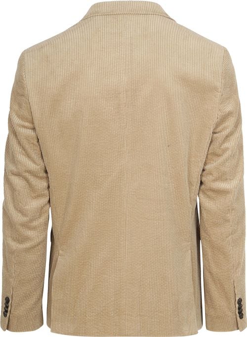 Suitable Colbert Corduroy Beige Product / Achterkant