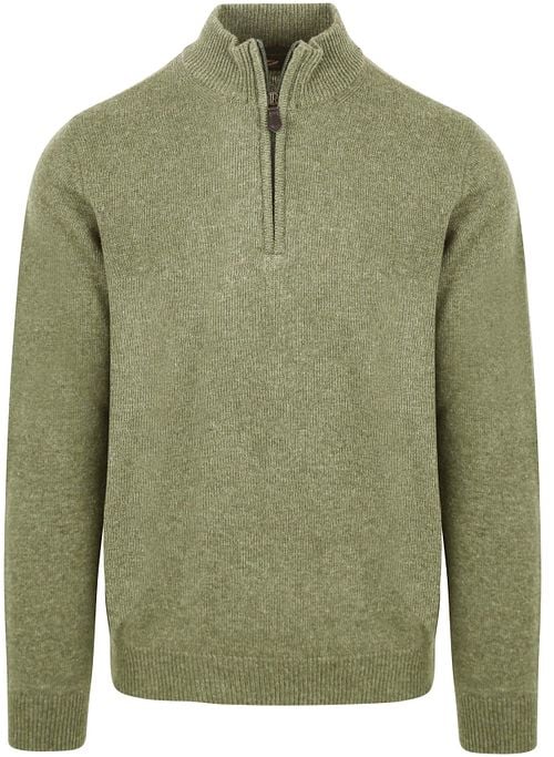 Suitable Half Zip Pullover Lambswool Hellgrün Product