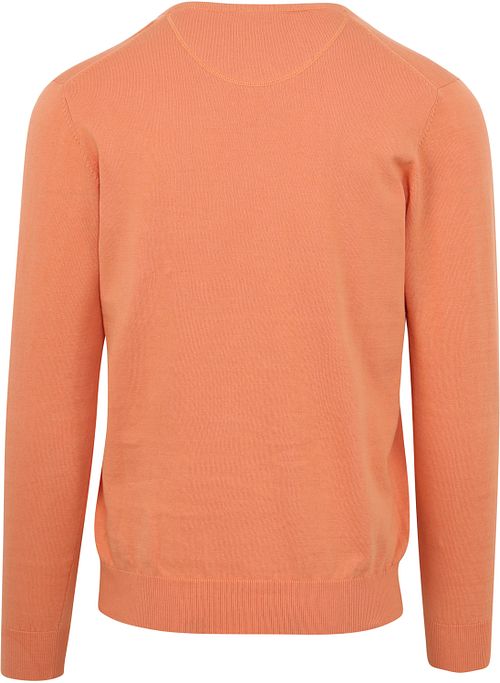 Suitable Pullover Vini V-Neck Orange Product / Achterkant