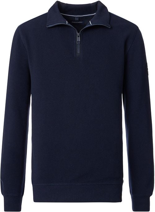 Casa Moda Half Zip Sweat Navy Product
