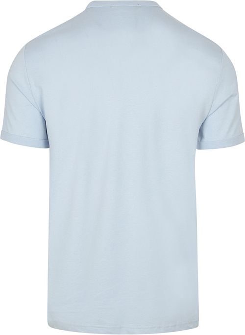 Fred Perry T-shirt Ringer Bleu clair Product / Achterkant