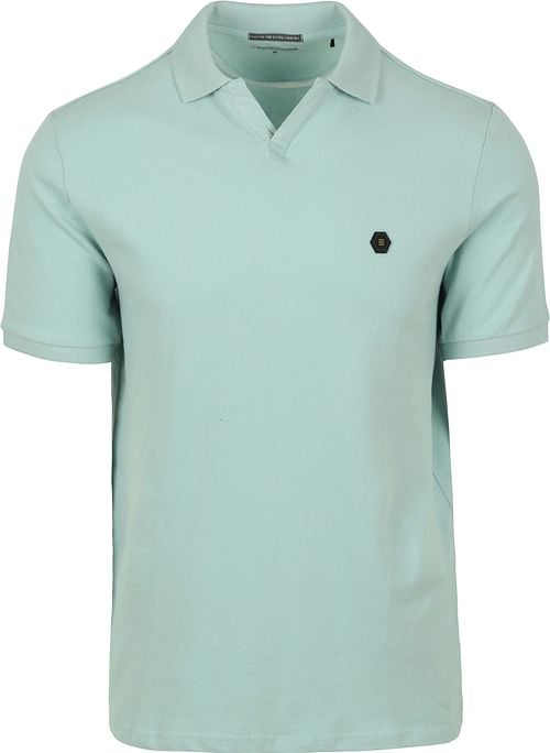 No Excess Polo Shirt Riva Solid Turquoise Product