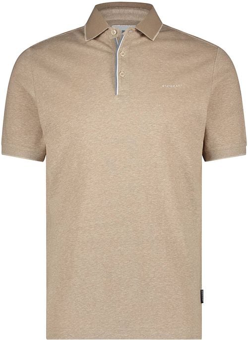 State of Art Polo Oxford Placketdetail Beige Product