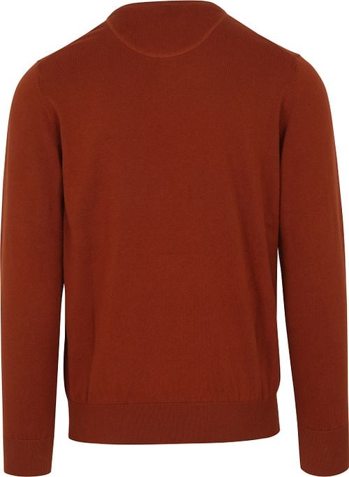 Suitable Pullover Vini V-Neck Orange Product / Achterkant
