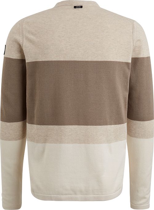 Vanguard Pullover Stripe Beige Product / Achterkant