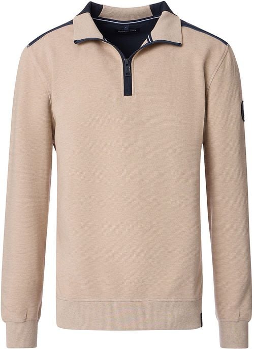 Casa Moda Half Zip Sweat Beige Product