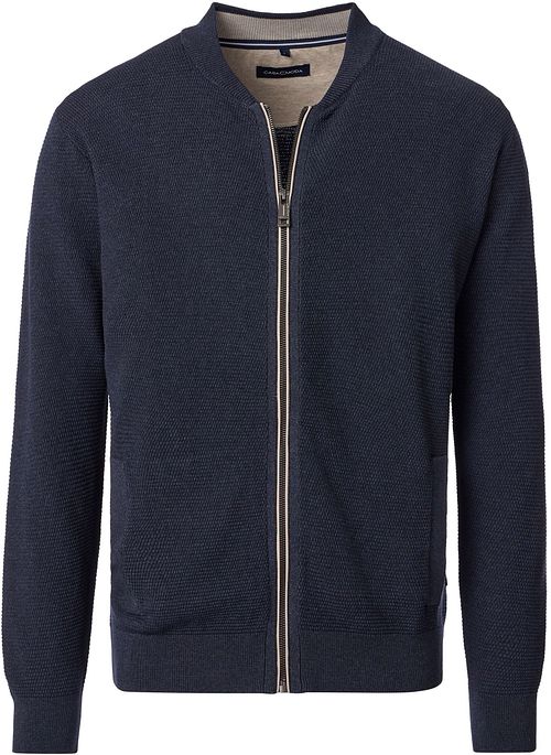 Casa Moda Strickjacke Zip Structure Navy Product
