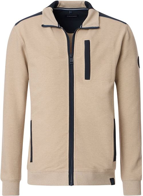 Casa Moda Vest Zip Beige Product
