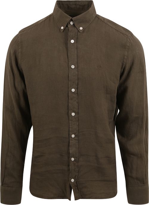 Hackett Hemd Kleidungsstück Leinen Grün Product