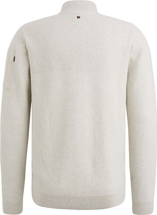 PME Legend Cardigan Cargo Knitted Ecru Product / Achterkant