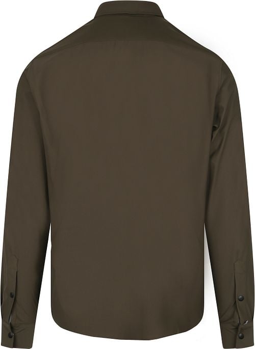 Suitable Jacket Shirt Donkergroen Product / Achterkant