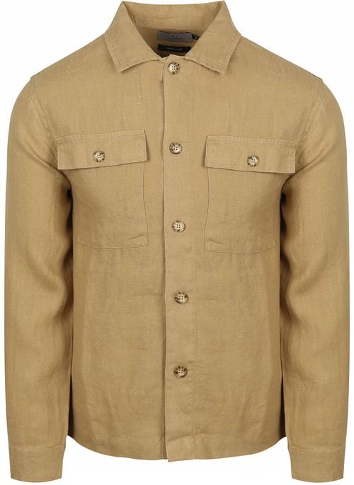 Suitable Linen Overshirt Beige Product