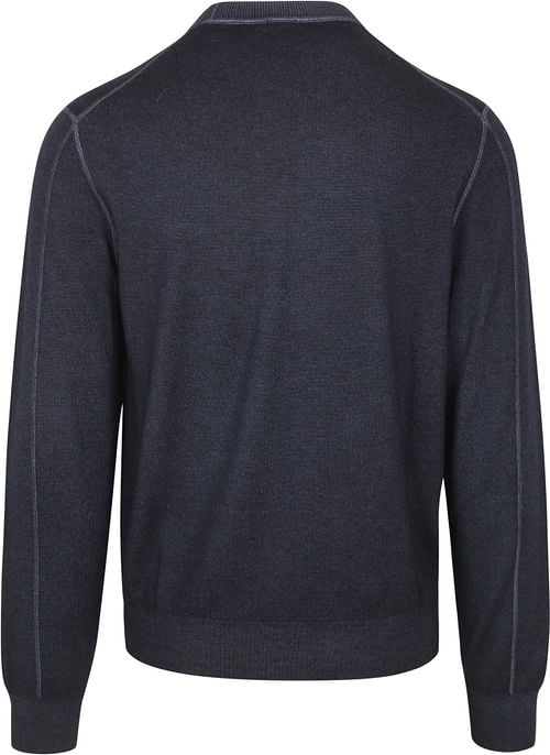 BOSS Pullover Astefano Wool Navy Product / Achterkant