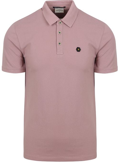 No Excess Polo Shirt Piqué Mauve Product