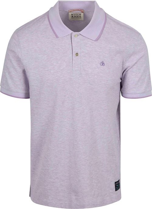 Scotch And Soda Melange Polo Purple Product