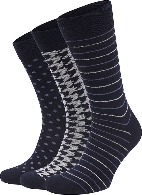 Suitable Chaussettes Lot de 3 Impression Marine Product