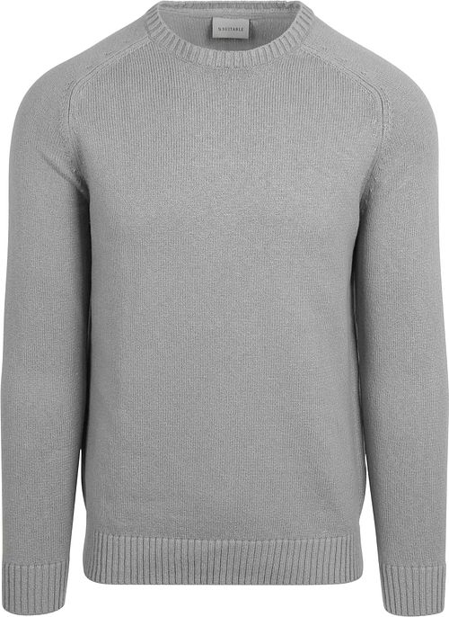 Suitable Pullover Raw Grau Product