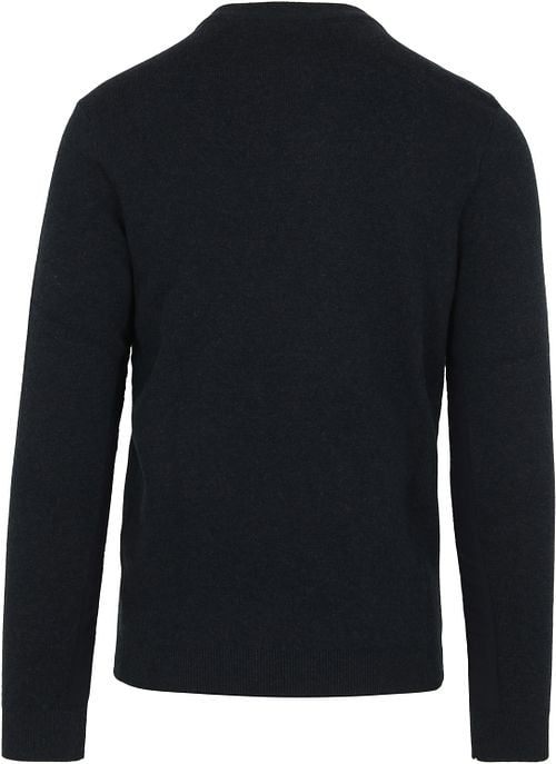 Blue Industry Sweater Grey Zipper Product / Achterkant