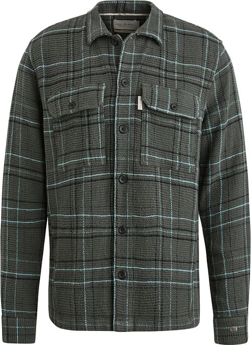 Cast Iron Overshirt Waffle Checks Green Product