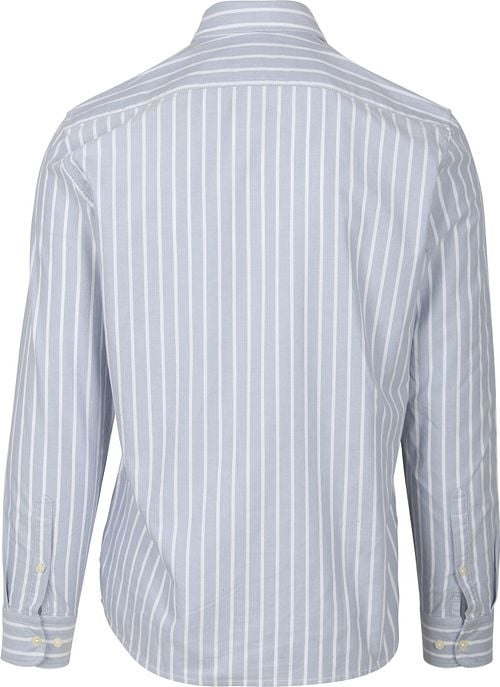 Marc O'Polo Shirt Stripes Light Blue Product / Achterkant