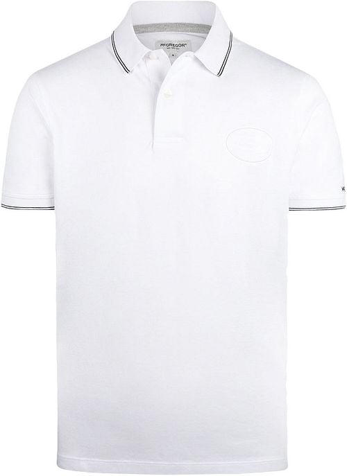 McGregor Poloshirt Tipping Weiß Product