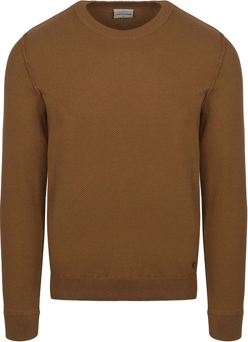 No Excess Pullover Solid Jacquard Khaki Product