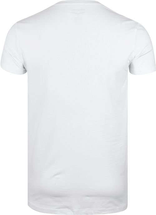 PME Legend Basic T-shirt 2-Pack V-Neck White Product / Achterkant