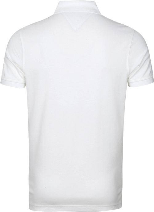 Tommy Hilfiger Polo 1985 Blanc Product / Achterkant
