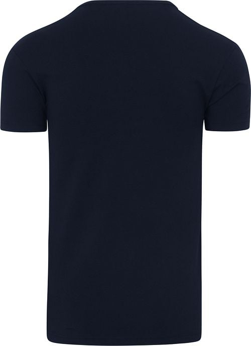 Alan Red Oklahoma T-Shirt Stretch Navy (2-Pack) Product / Achterkant