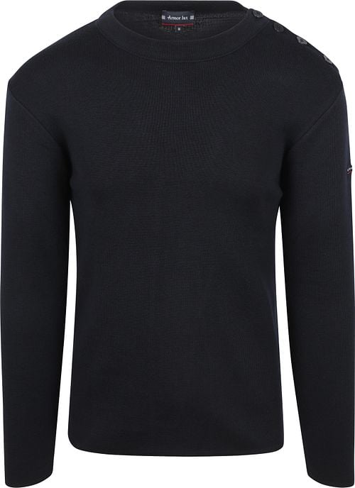 Armor-Lux Marin Goulenez Sweater Merino Wool Navy Product