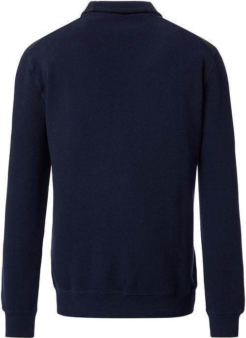 Casa Moda Pullover Zip Navy Product / Achterkant