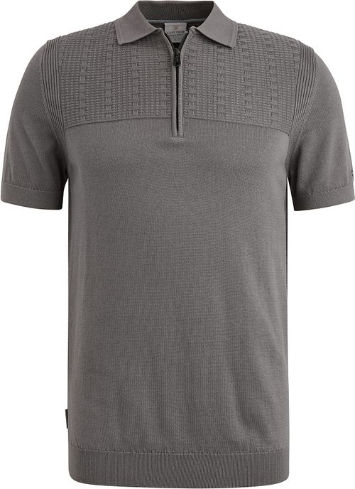 Cast Iron Half-Zip Polo Structure Anthracite Product