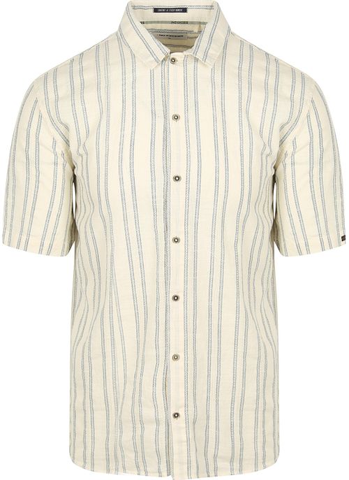 No Excess Short Sleeve Chemise Rayures Ecru Product