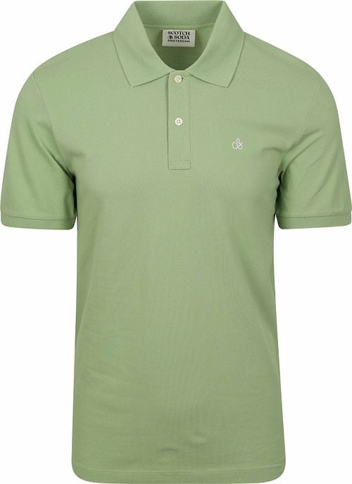 Scotch And Soda Core Piqué Polo Shirt Green Product