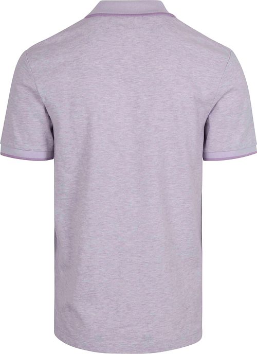 Scotch And Soda Melange Poloshirt Purple Product / Achterkant