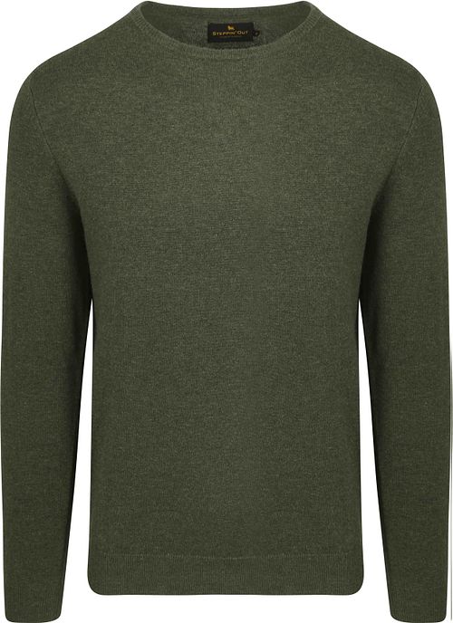 Steppin' Out Pullover Merino Wool Olive Green Product