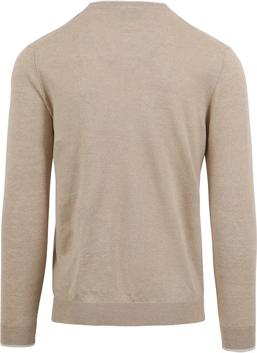 Suitable Pull Johan Col Rond Beige Product / Achterkant