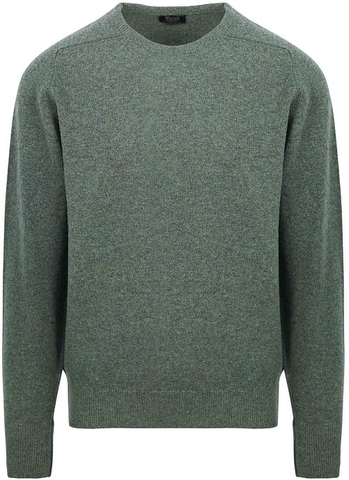 William Lockie Pullover O-neck Lambswool Landscape Green Product