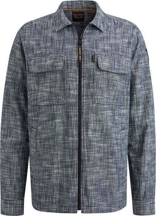 PME Legend Overshirt 2 Tone Slub Navy Product