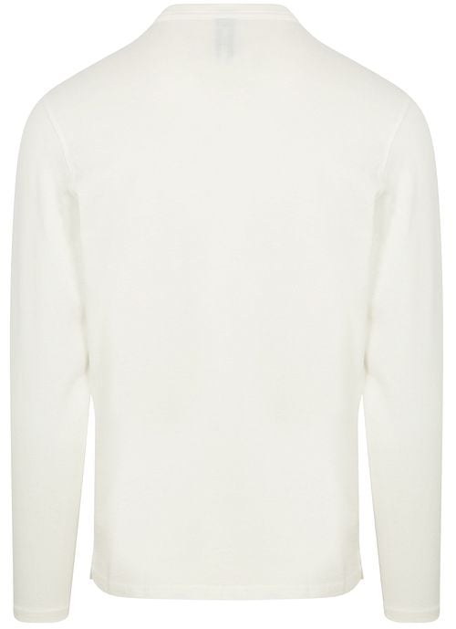 Profuomo Longsleeve T-Shirt Off White Product / Achterkant
