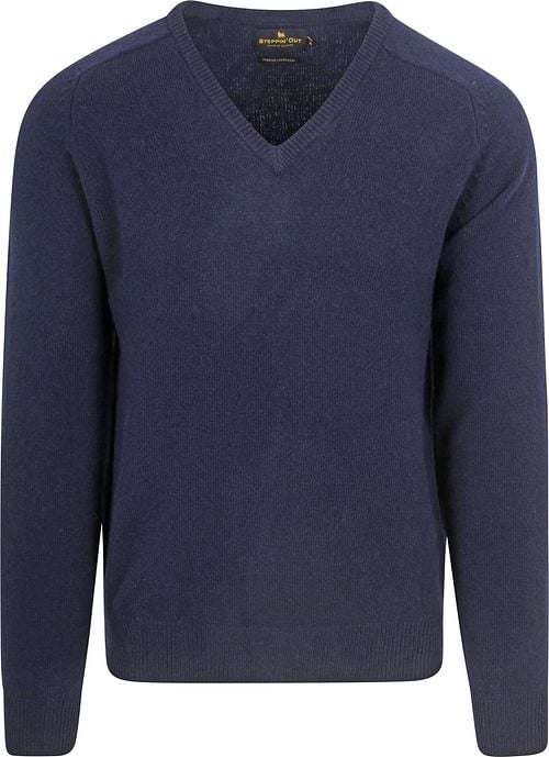 Steppin' Out Pullover V-Neck Lambswool Navy Product