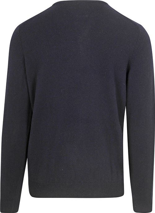 Steppin' Out Pullover Merino Wool Navy Product / Achterkant