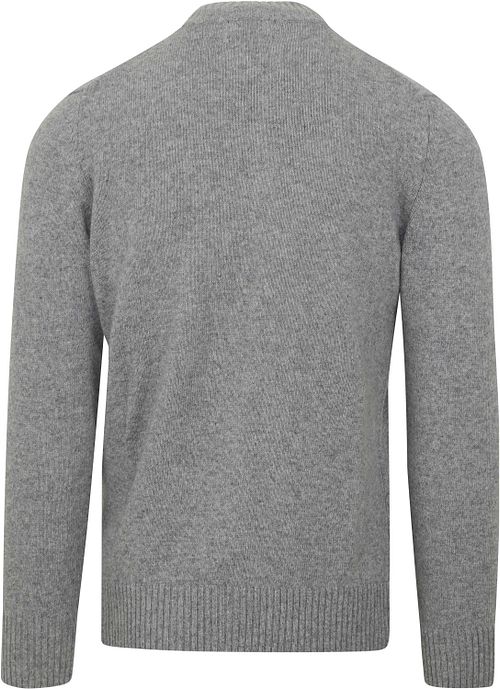 Suitable Cardigan Wool Blend Grey Product / Achterkant
